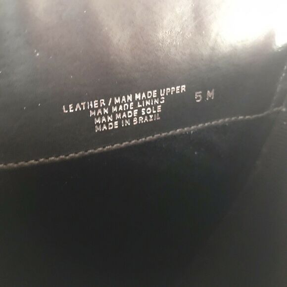 Tory Burch Leather Over the Knee Riding Boots Size 5 Black Low Block Heel - Picture 8 of 10